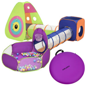 eng_pl_Kruzzel-5-in-1-Children-39-s-Tent-with-Tunnels-19350_8 5-in-1 lasten leikkiteltta tunneleilla ja 100 pallolla