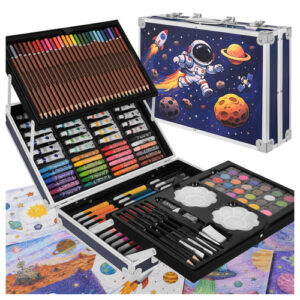 eng_pl_Painting-set-in-a-suitcase-Maaleo-astronaut-19339_8 145-osainen lasten taidesetti astronauttikuvioisessa salkussa