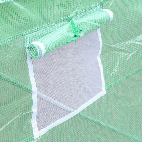 bSzd4d1870757e0f4.jpg XL kasvihuone rungolla ja ikkunoilla 450 x 300 x 205 cm vihreä